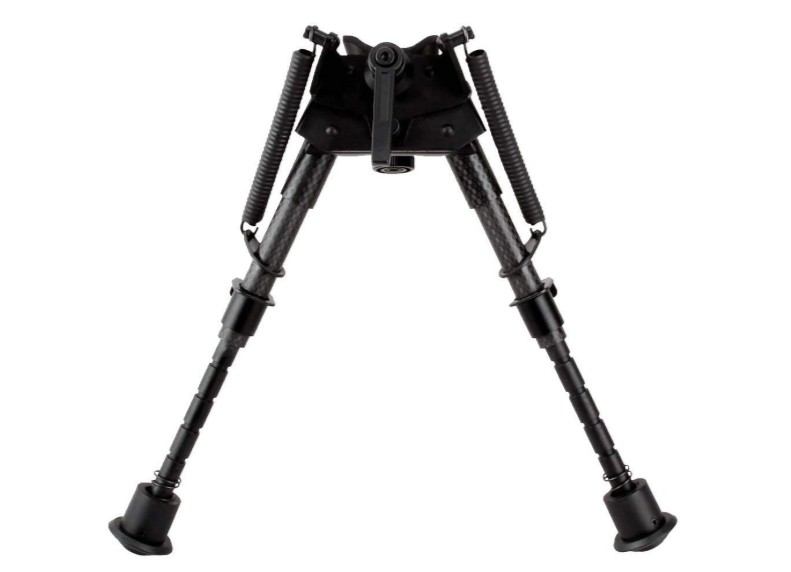 Сошки Vector Optics Carbon Fiber Swivel Bipod на антабке (высота 15.2 – 22.9 см) с переходником на W Фото 2